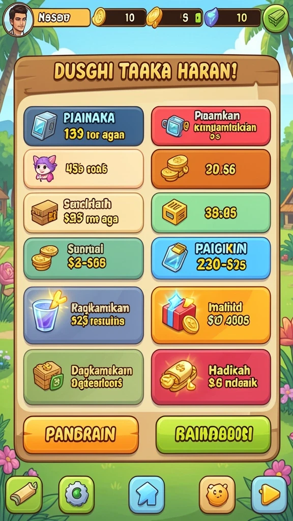 Tampilan awal yang memukau dan mudah dipahami.