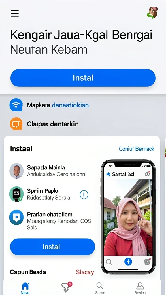 Beragam tantangan seru di setiap level.