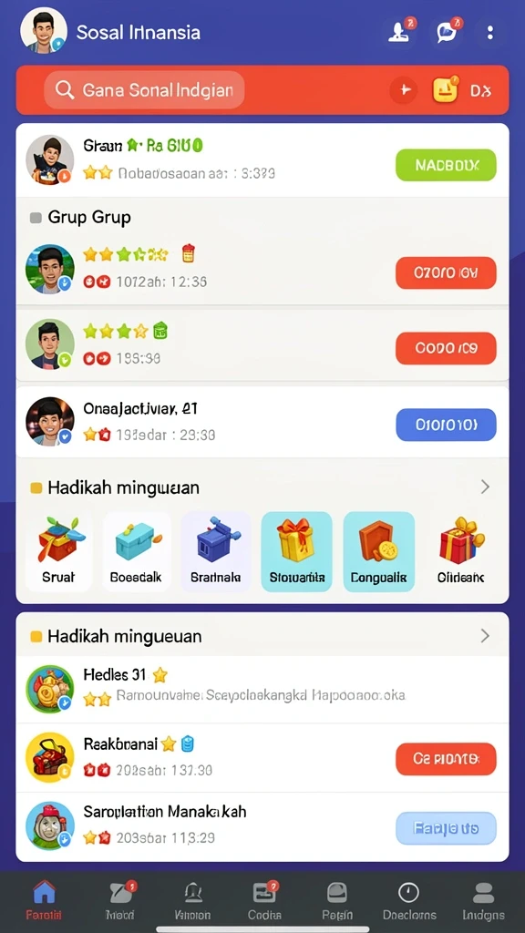 Grafis yang memukau dan penuh warna.