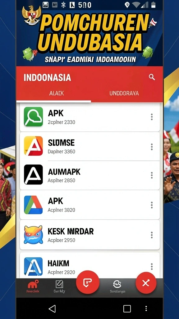 Fitur turnamen yang menambah keseruan permainan.
