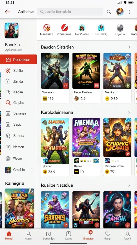Tampilan antarmuka yang menarik dan mudah dinavigasi.