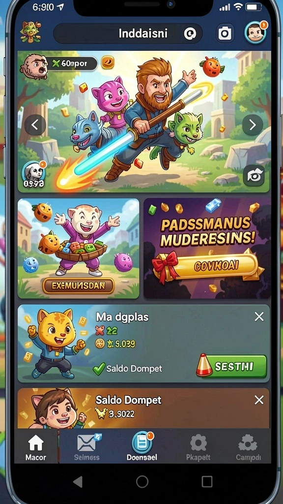 Fitur multiplayer yang memungkinkan interaksi antar pemain.