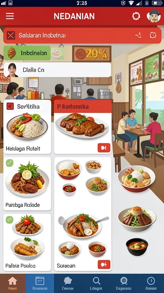 Berbagai pilihan permainan yang memikat dan kompetitif.