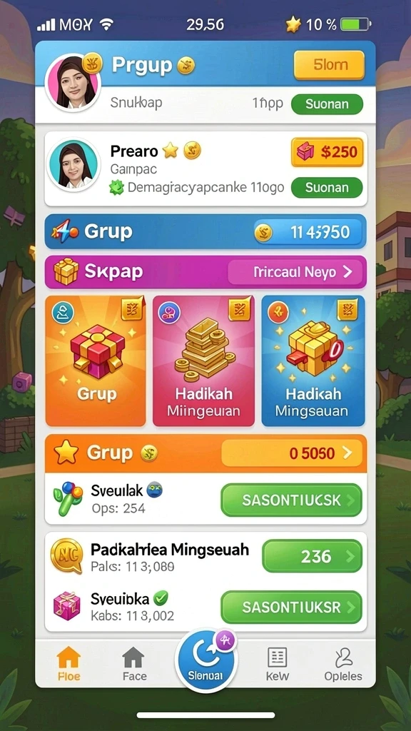Sesi multiplayer yang seru dan interaktif.