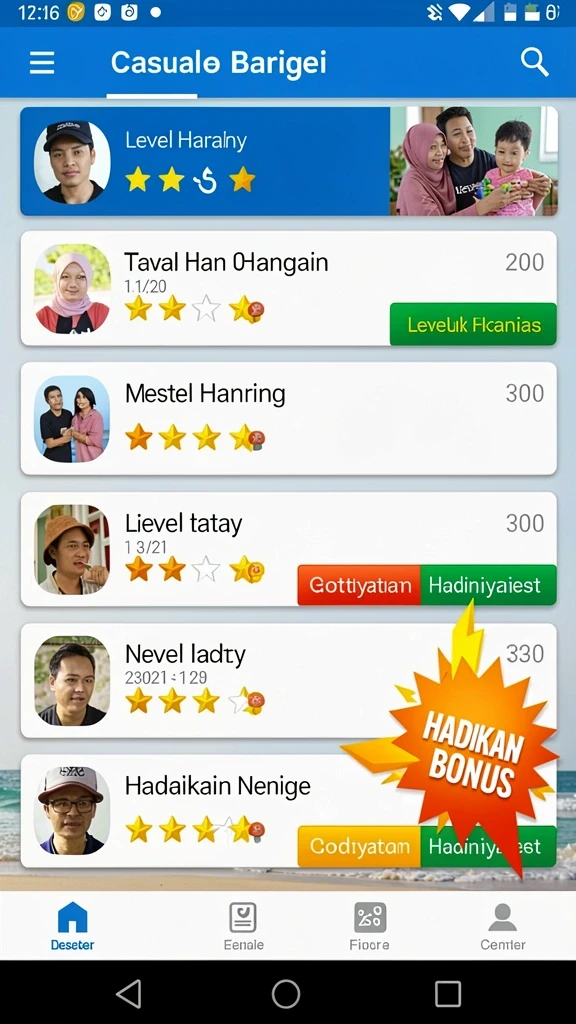 Tampilan antarmuka yang menarik dan intuitif.