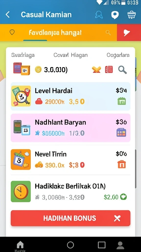 Tampilan antarmuka yang intuitif dan menarik.