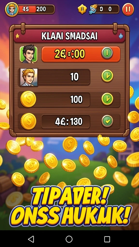 Screenshot menampilkan gameplay di level menengah yang menantang.
