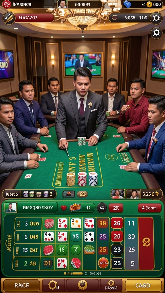 Tampilan menarik dengan berbagai tema slot.
