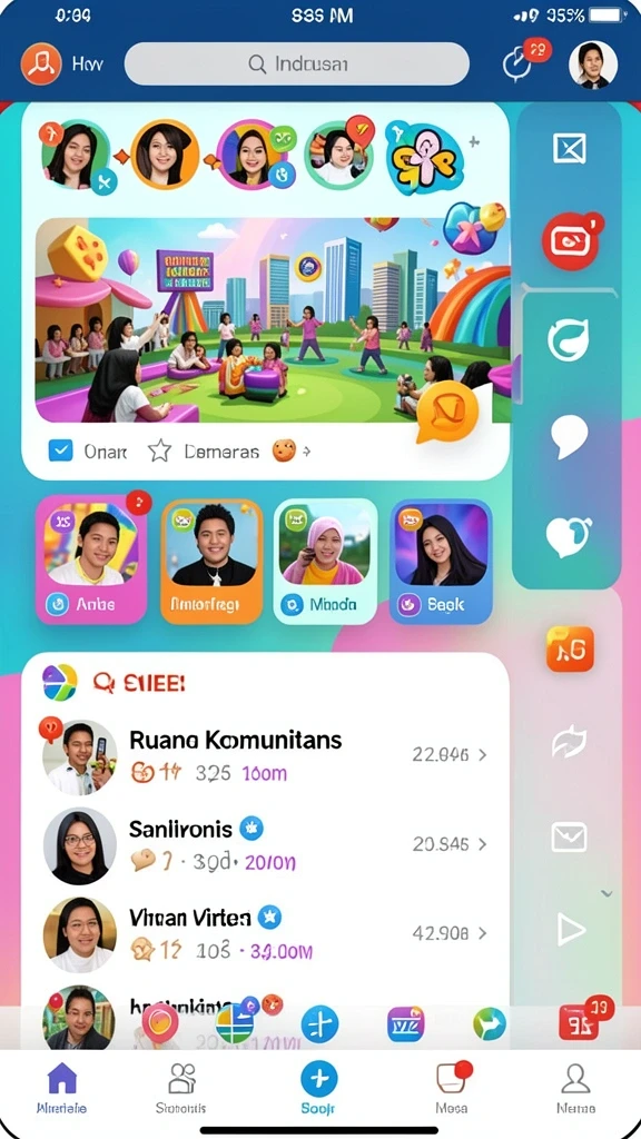 Screenshot ini menunjukkan tampilan antarmuka utama aplikasi HOT51.
