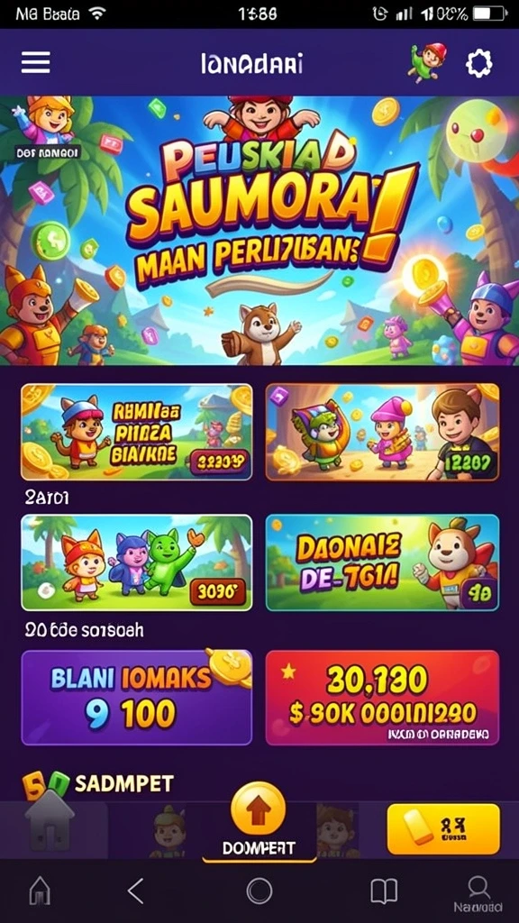 Fitur mode permainan yang beragam dan menarik.