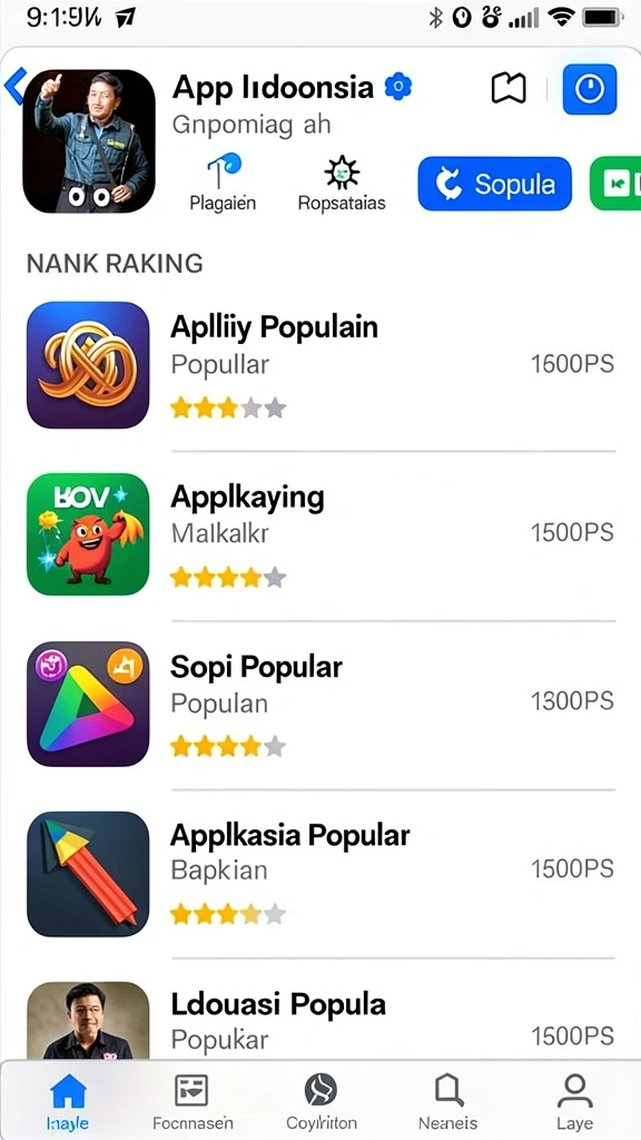 Screenshot menunjukkan tampilan antarmuka yang menarik dan mudah dinavigasi.