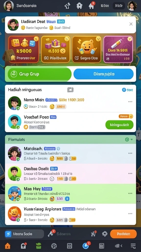 Karakter unik dengan kemampuan spesial yang menarik.