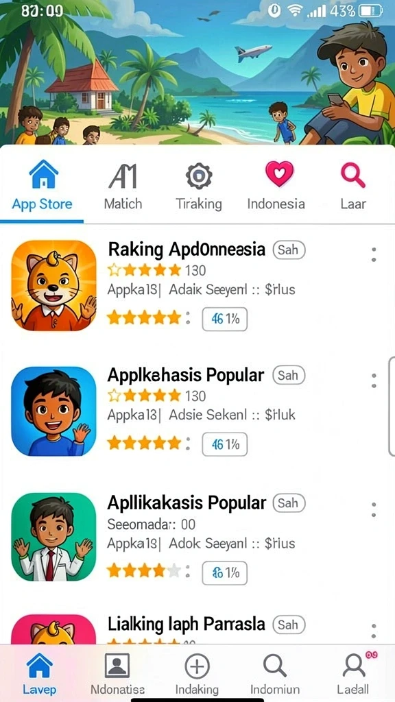 Mode permainan yang seru dan beragam.