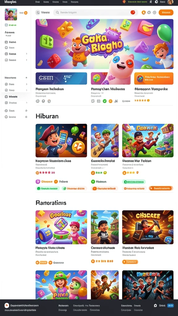 Fitur sosial untuk berinteraksi dengan pemain lain.