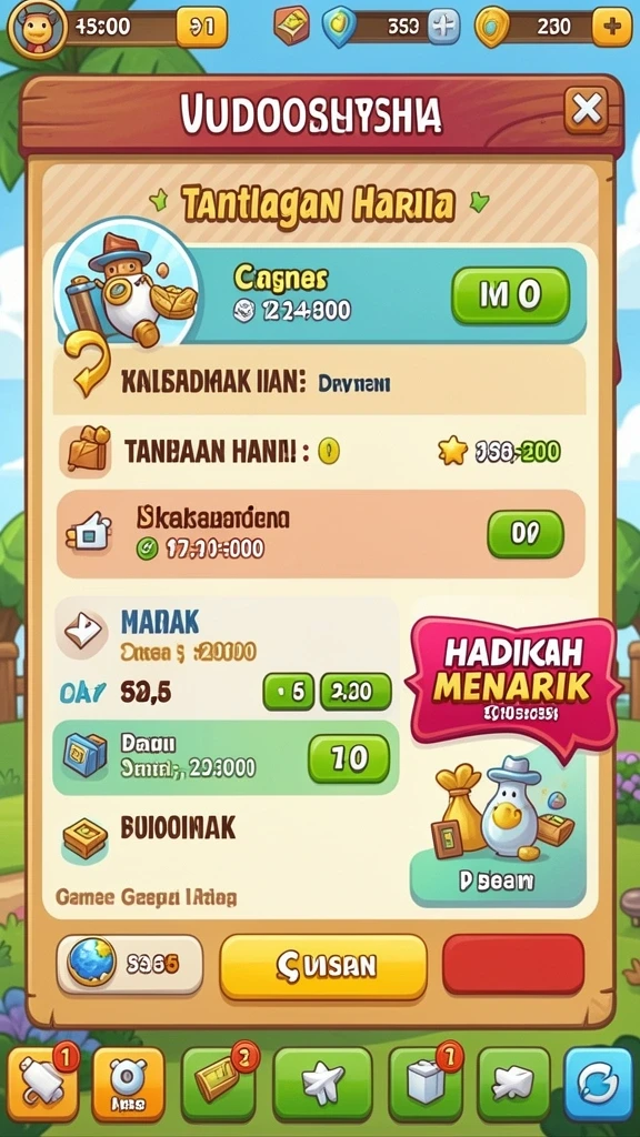 Screenshot menampilkan grafis permainan yang memukau.