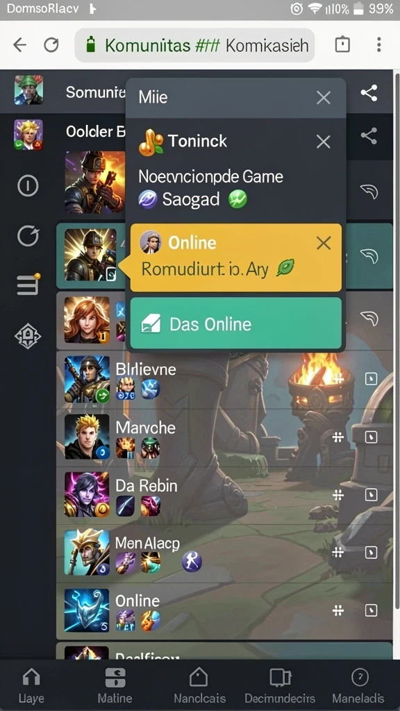Screenshot menampilkan tampilan awal game JUARA666.