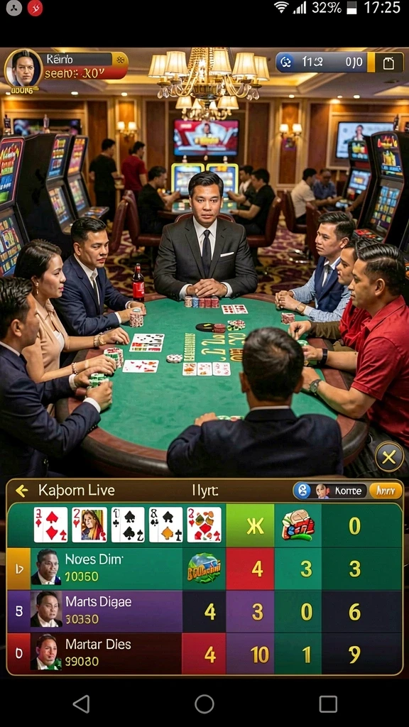 Screenshot menunjukkan karakter yang dapat dipilih dalam JUARA666.