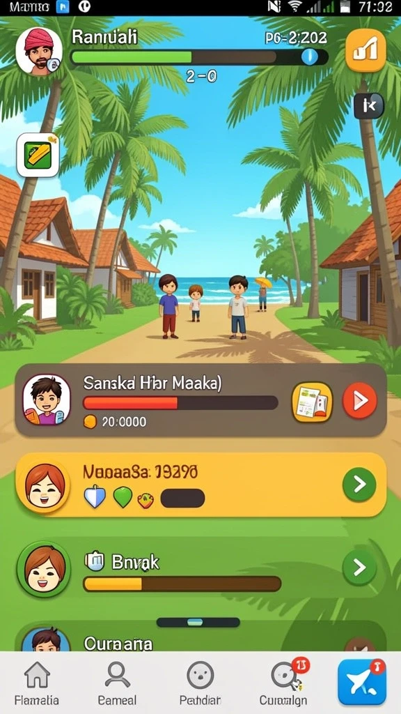 Tangkapan layar dari tantangan menarik yang harus diselesaikan.