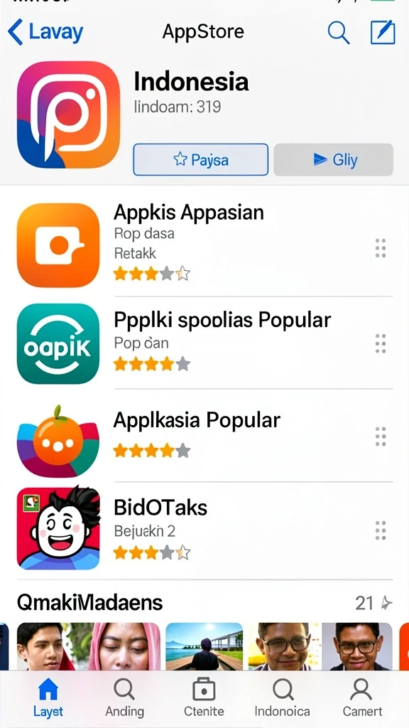 Tampilan antarmuka yang user-friendly.