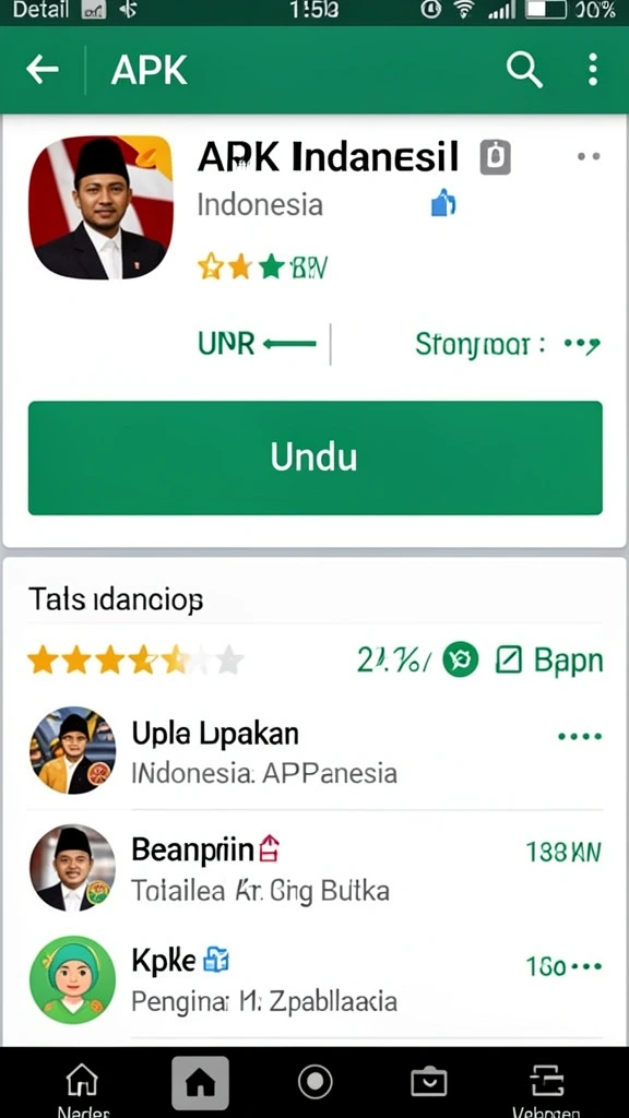 Tampilan awal yang menawan dan mudah dinavigasi.