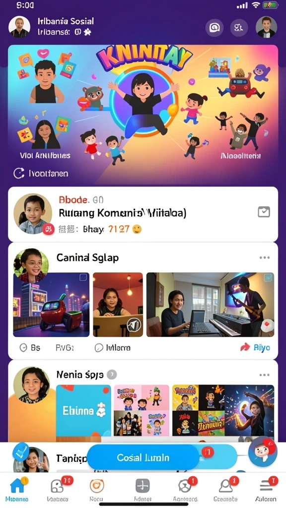 Tampilan antarmuka yang user-friendly dan mudah dinavigasi.