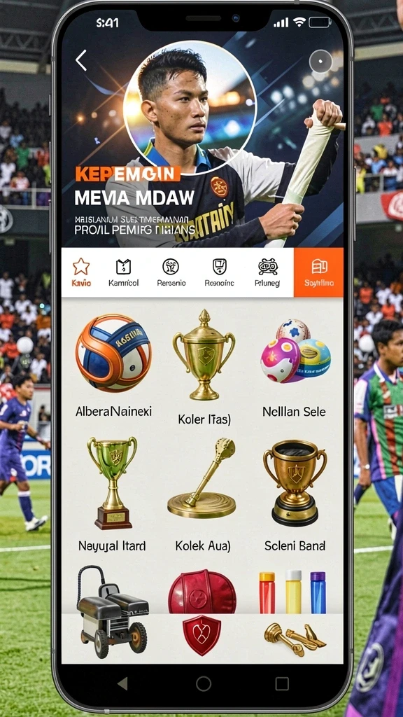 Tampilan menu utama yang menarik dan mudah dinavigasi.