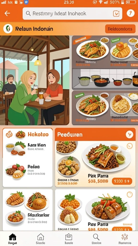 Tampilan antarmuka yang menarik dan mudah dinavigasi.