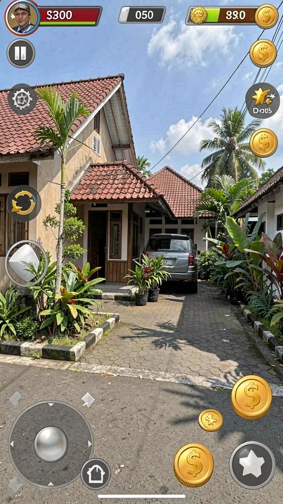 Visual pertempuran yang dinamis dan mendebarkan.