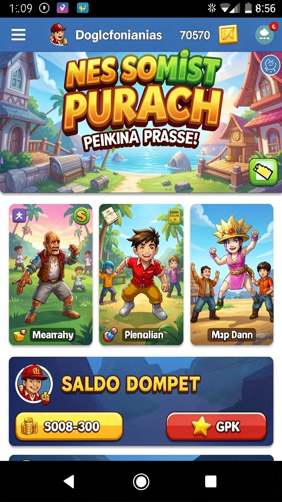 Berbagai mode permainan yang menantang dan seru.