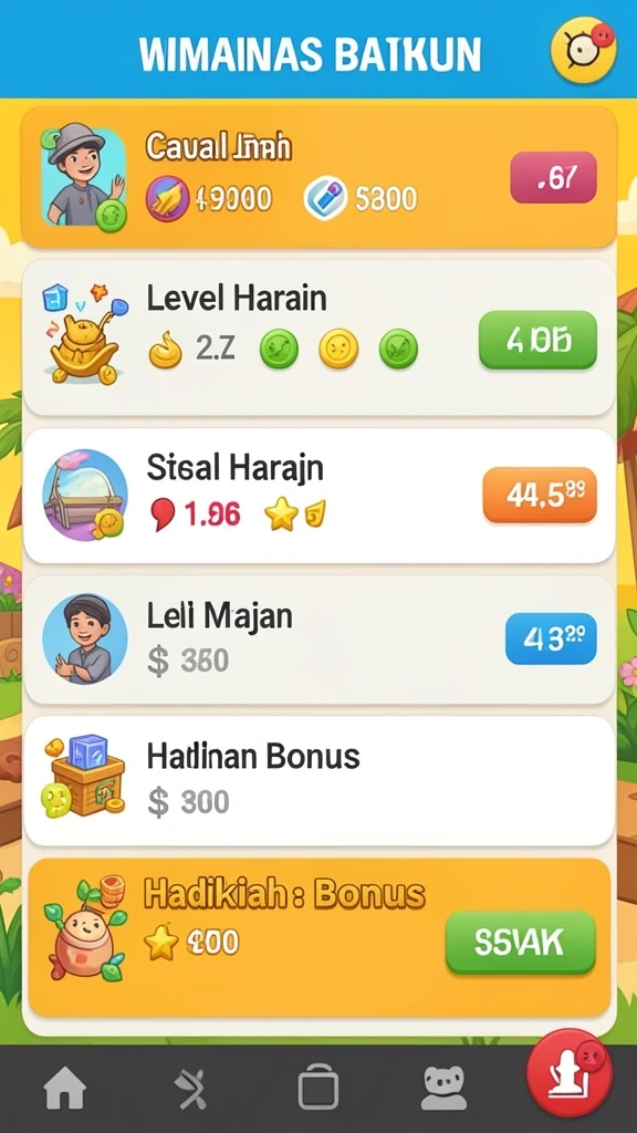 Karakter unik yang siap membantu dalam petualangan.
