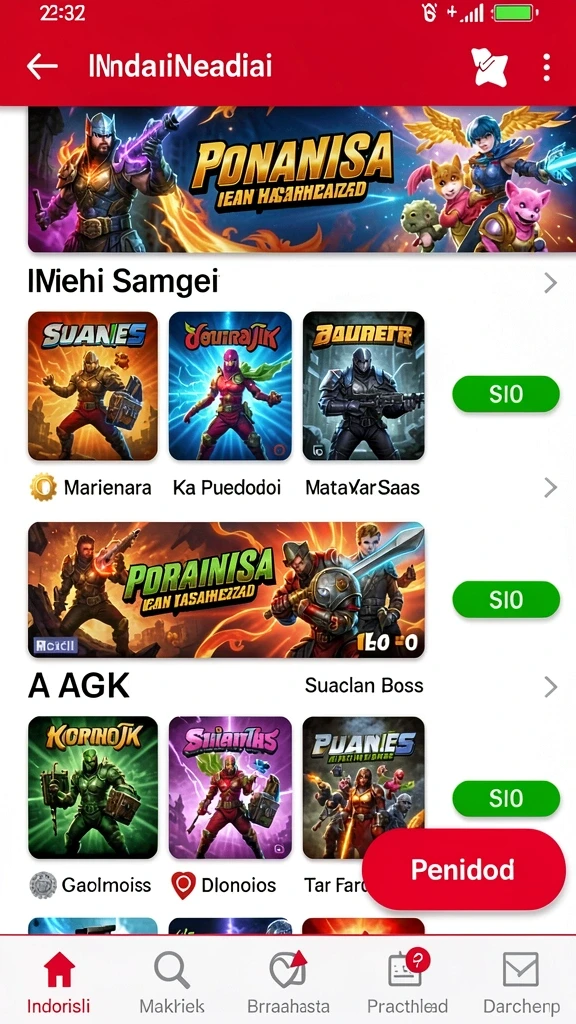 Fitur sosial yang memungkinkan interaksi antar pemain.